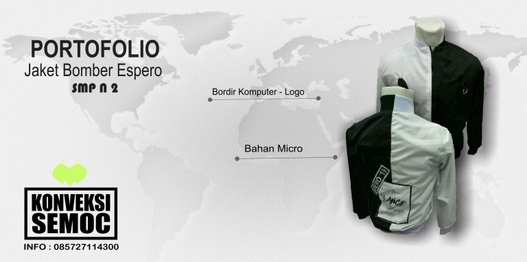 Jaket bomber Espero - SMPN2- HASIL PEMBUATAN - KONVEKSI SEMOC SEMARANG