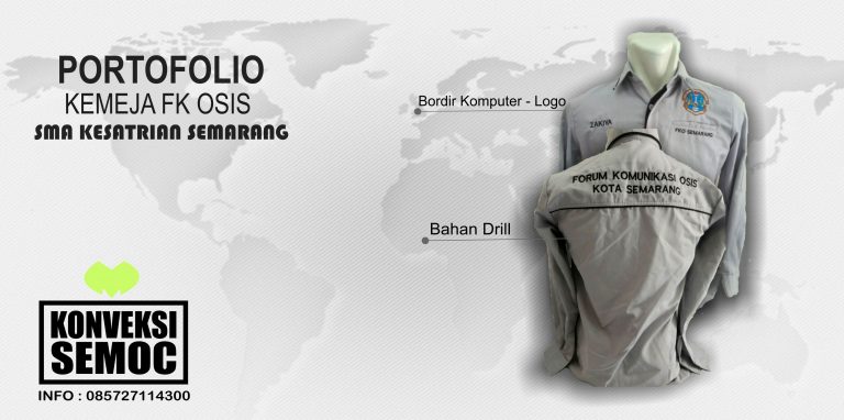 KEMEJA FKO - SMA KESATRIAN - HASIL PEMBUATAN - KONVEKSI SEMOC SEMARANG