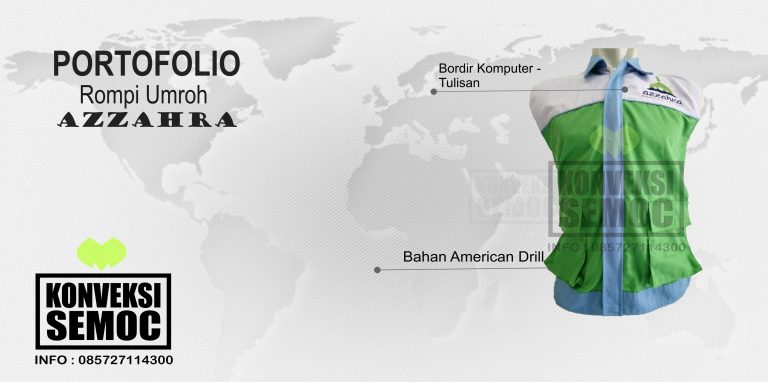 ROMPI UMROH - AZZAHRA - HASIL PEMBUATAN - KONVEKSI SEMOC SEMARANG