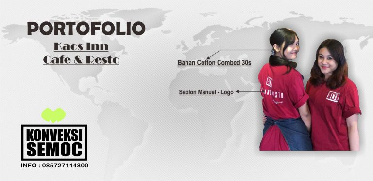 Kaos inn combed 30s hasil pembuatan konveksi semoc semarang