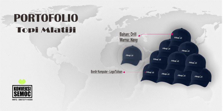 [Portofolio] topi mlatiji drill hasil pembuatan konveksi semoc semarang