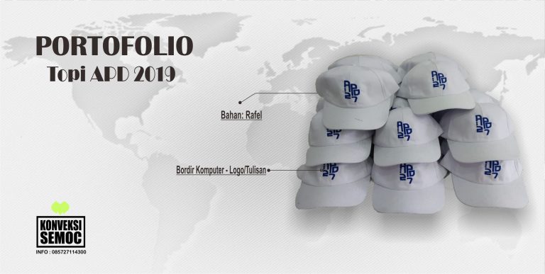 [Portofolio]Topi APD 2019 Rafel hasil pembuatan konveksi semoc semarang